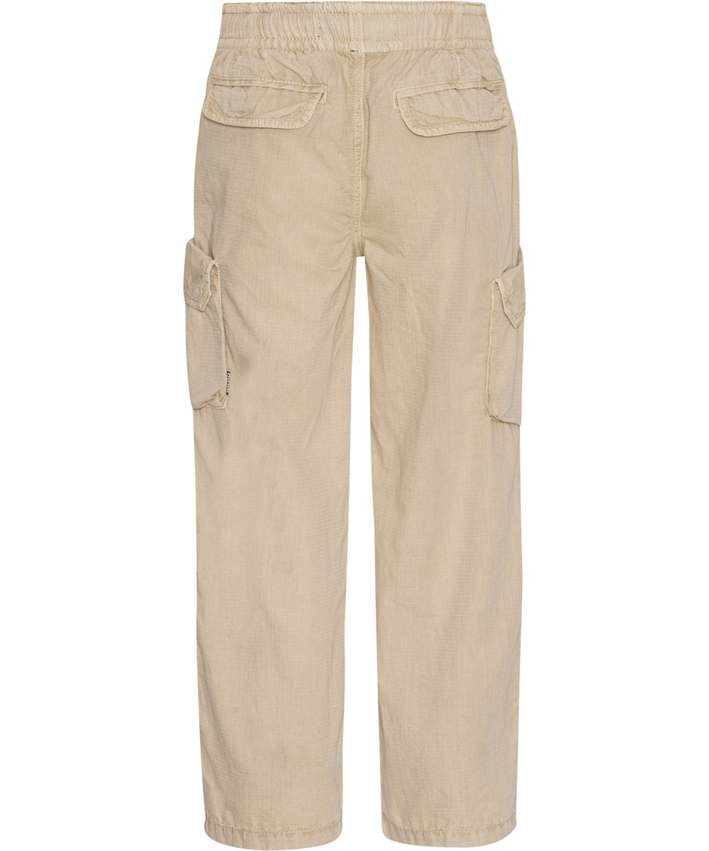 Argo - Rock - Beige cargo trousers with pockets
