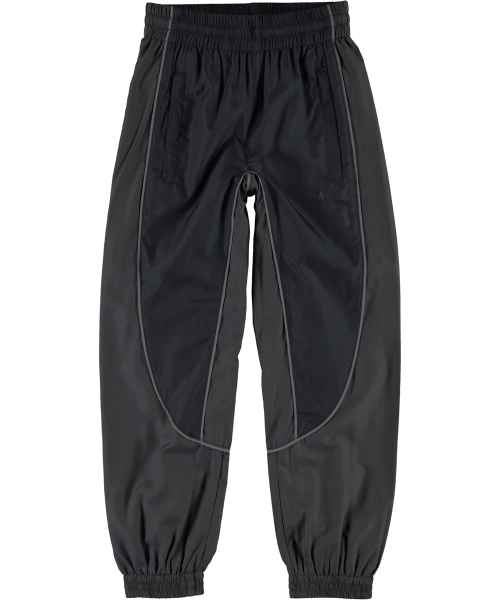 Arkuu - Black - Grey track pants with piping