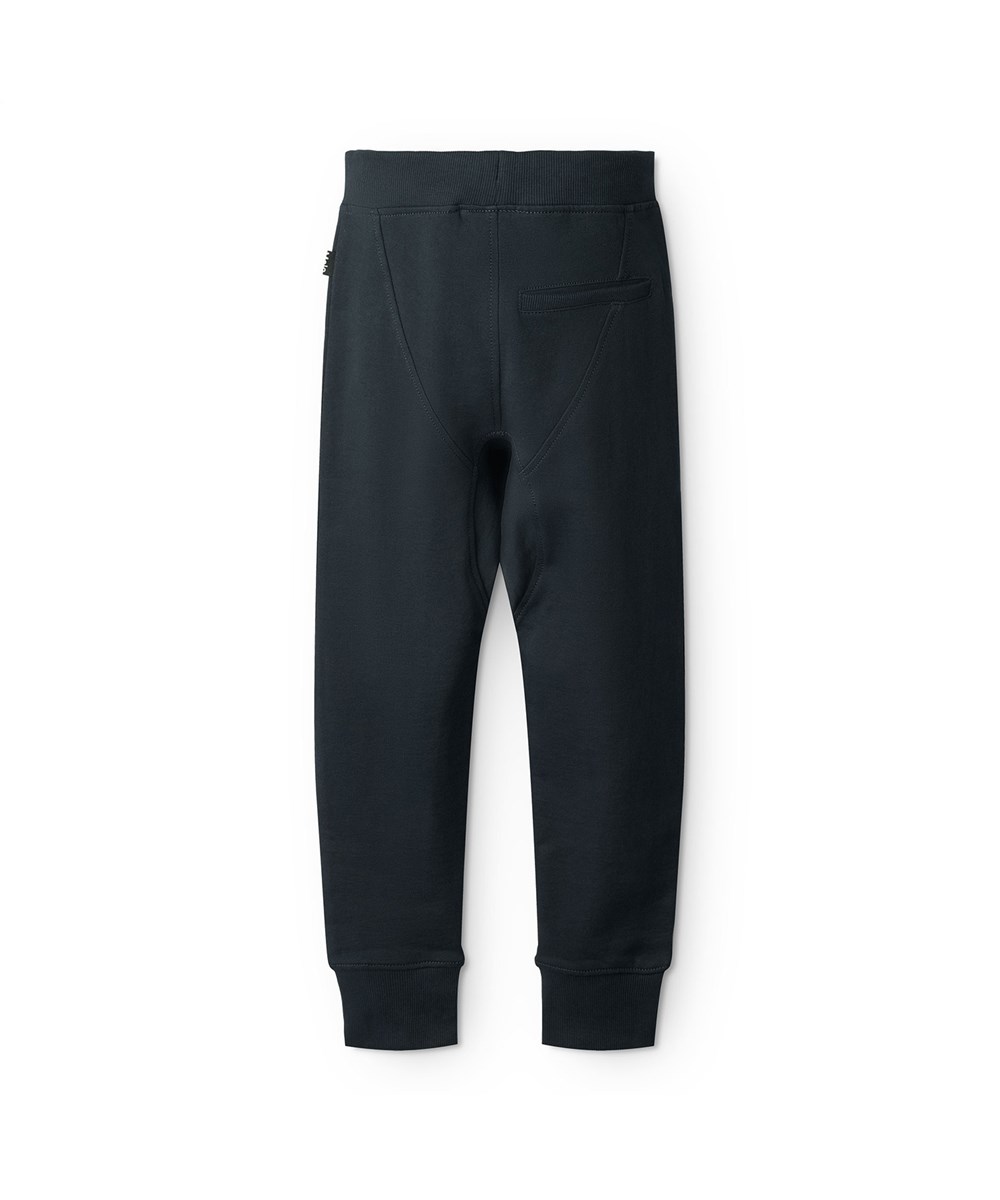 Ashton - Dark Navy - Loose, dark blue organic sweatpants