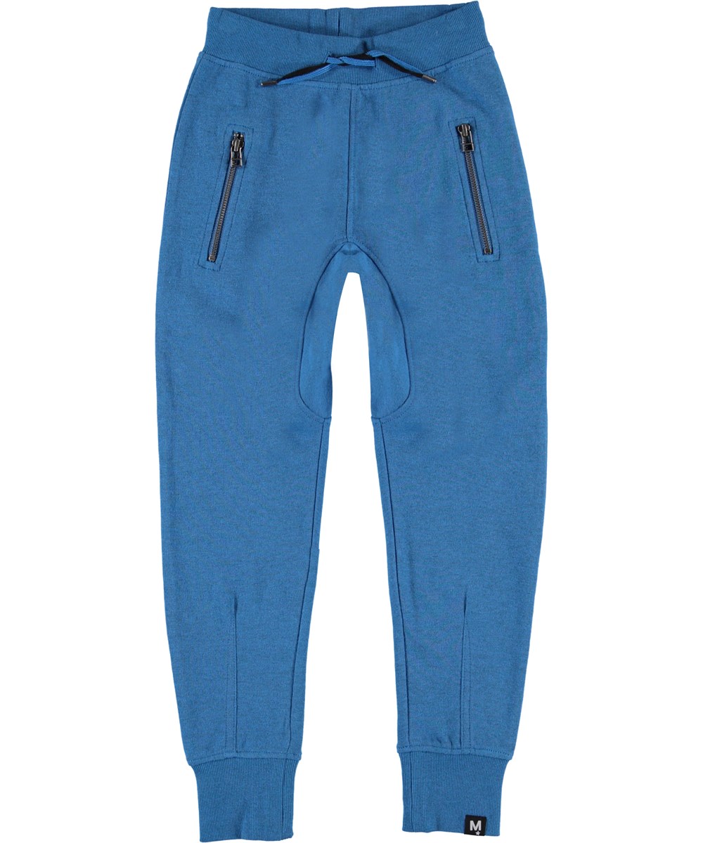 Ashton - Azure - Sporty blue sweatpants