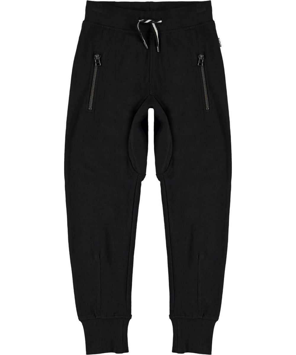 Ashton - Black - Black organic sweatpants