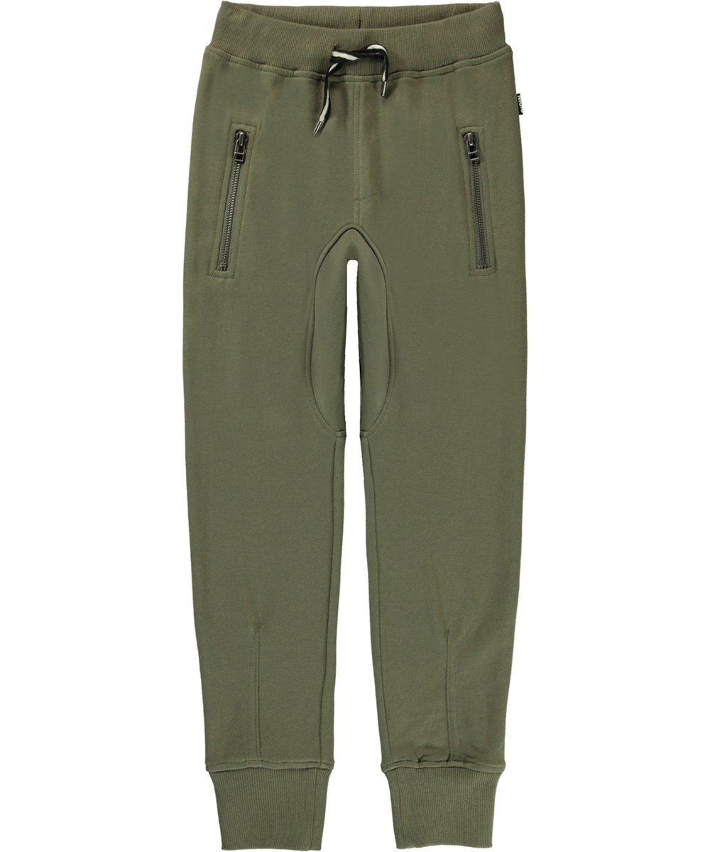 Ashton - Vegetation - Green organic sweatpants