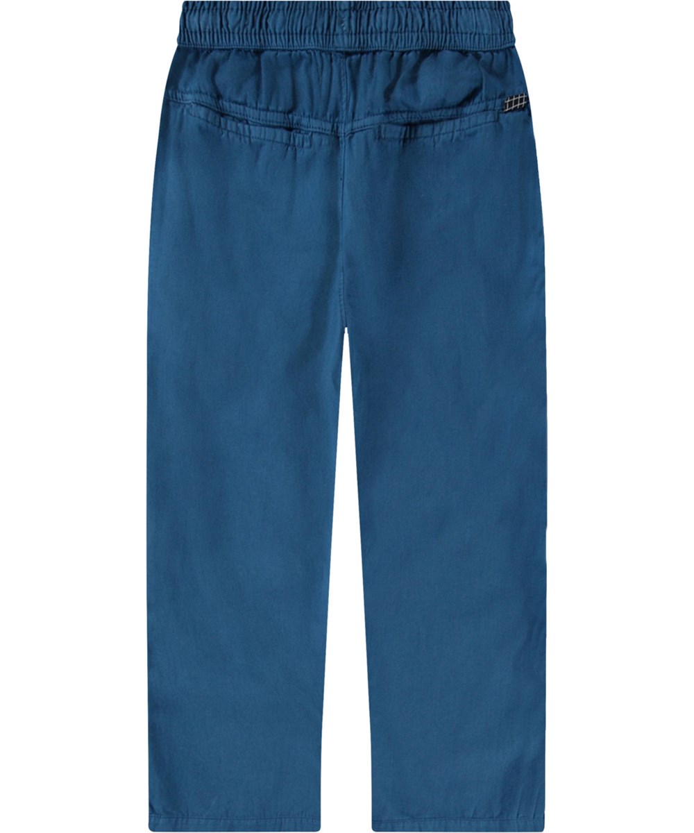 Aster - Best Blue - Blue pants, made from organic cotton.