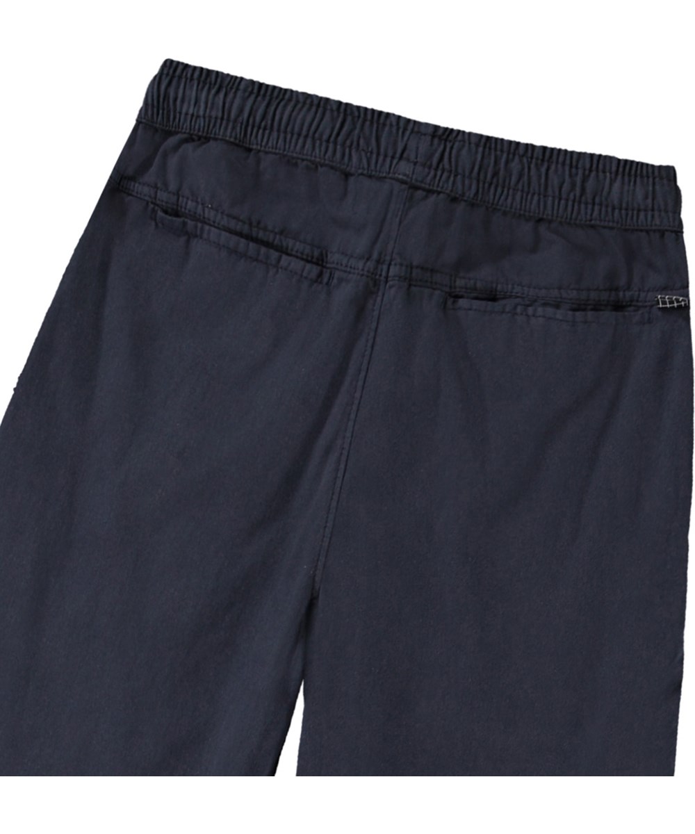Aster - Outer Space - Dark blue pants, made from organic cotton for children.