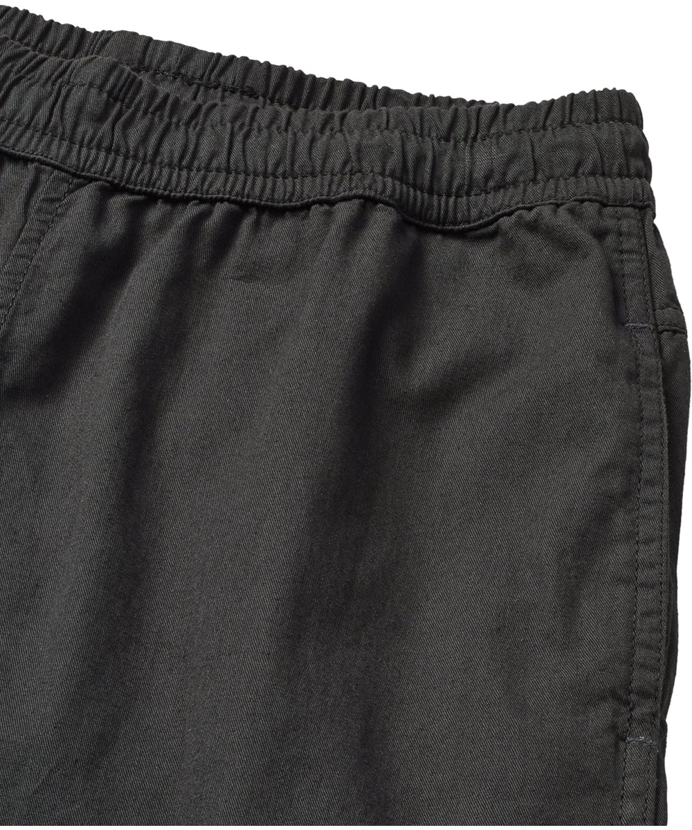 Aster - Raven - Grey-black trousers for children made of organic cotton with internal drawstring 