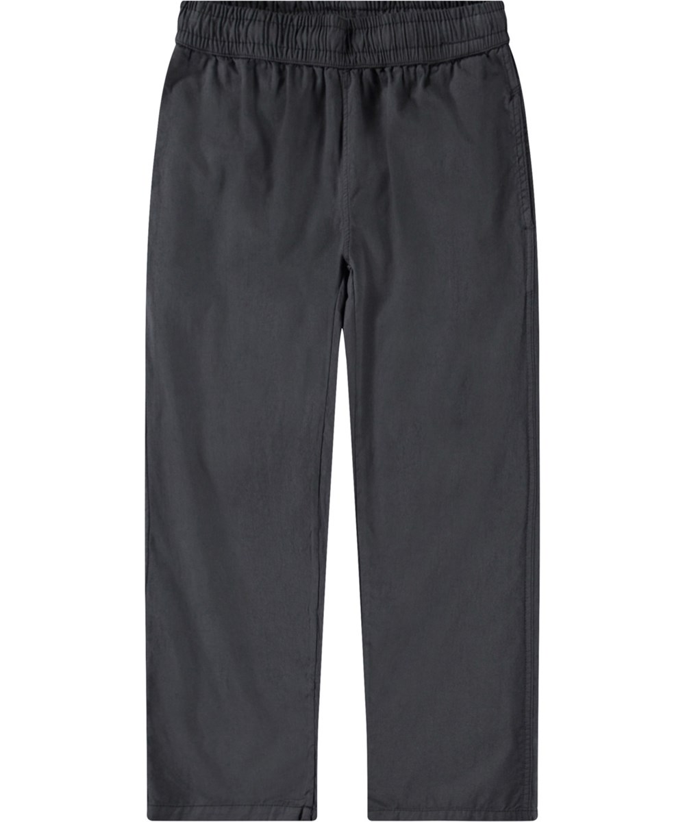 Aster - Unexplored - Dark grey pants, made from organic cotton for children.
