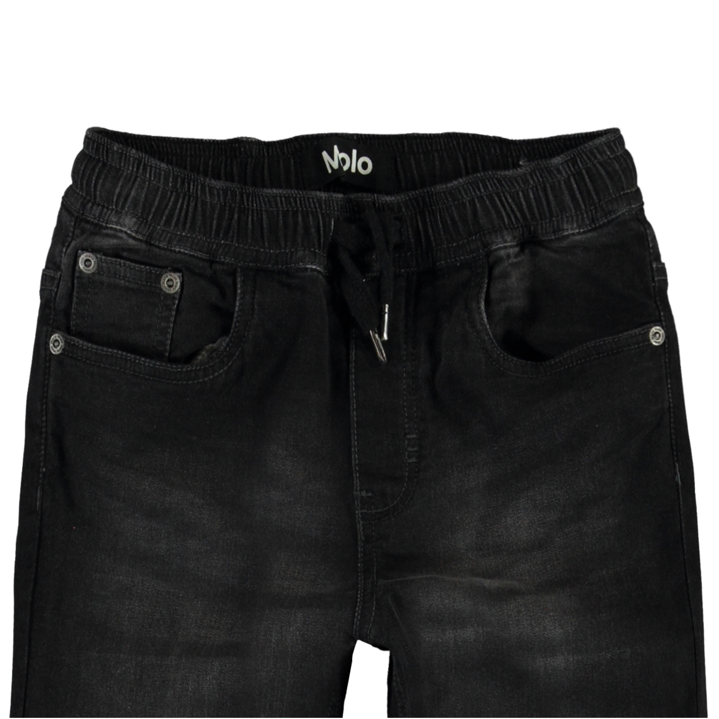 【KOOLOSET】Oil Washed Dark Black Denim KOOLOSET】Oil Washed Dark Black Denim