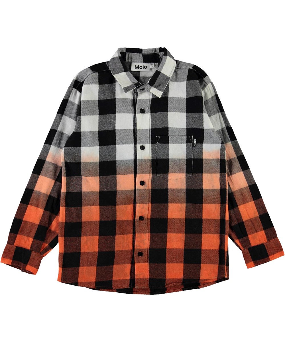 Raft - Check - Red and black plaid shirt