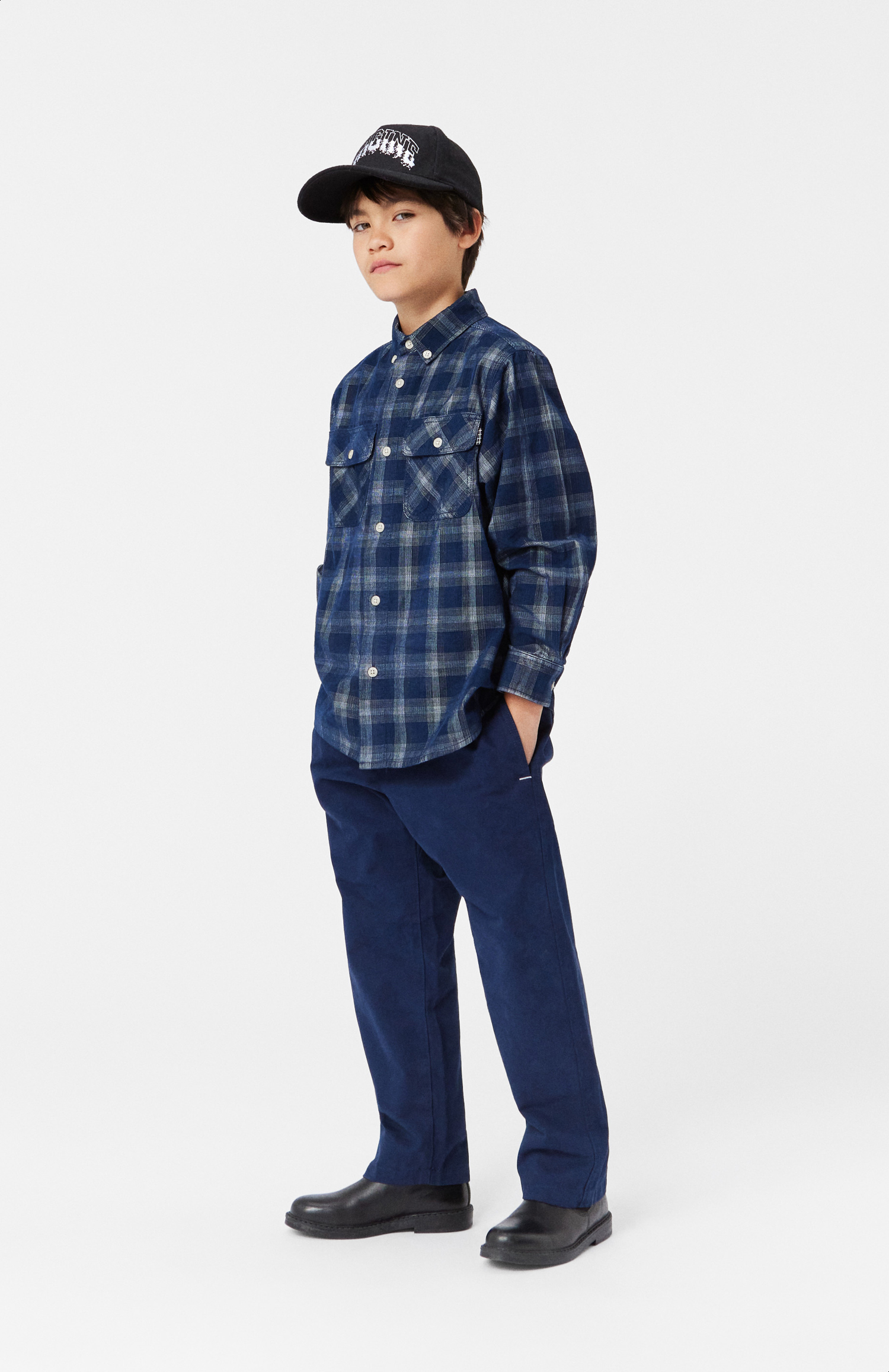 【U LAN】Coy Loose Fit Cotton Checkered Shirt U LAN】Coy Loose Fit Cotton Checkered Shirt (U LAN/シャツ
