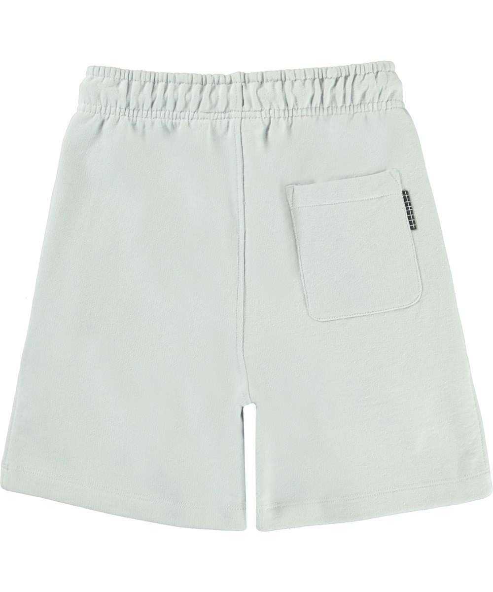 Adian - Pearled Blue - Sweat shorts in light pearl blue