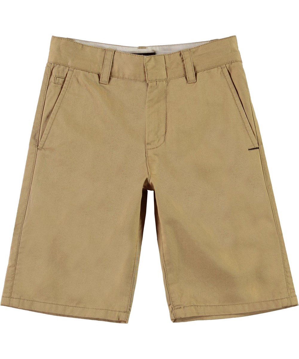 Alan - Gravel - Sand coloured chino shorts