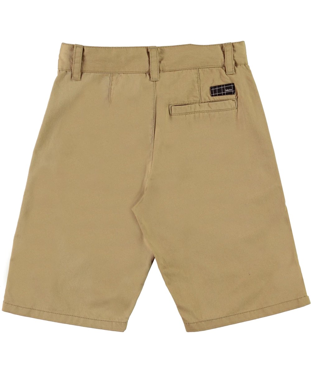 Alan - Gravel - Sand coloured chino shorts