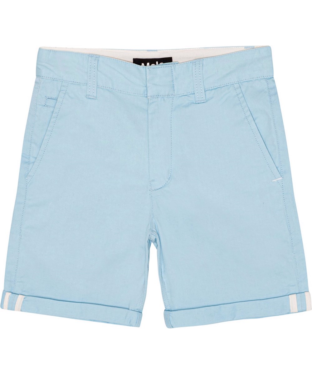 Alan - Pool Blue - Light blue chino shorts