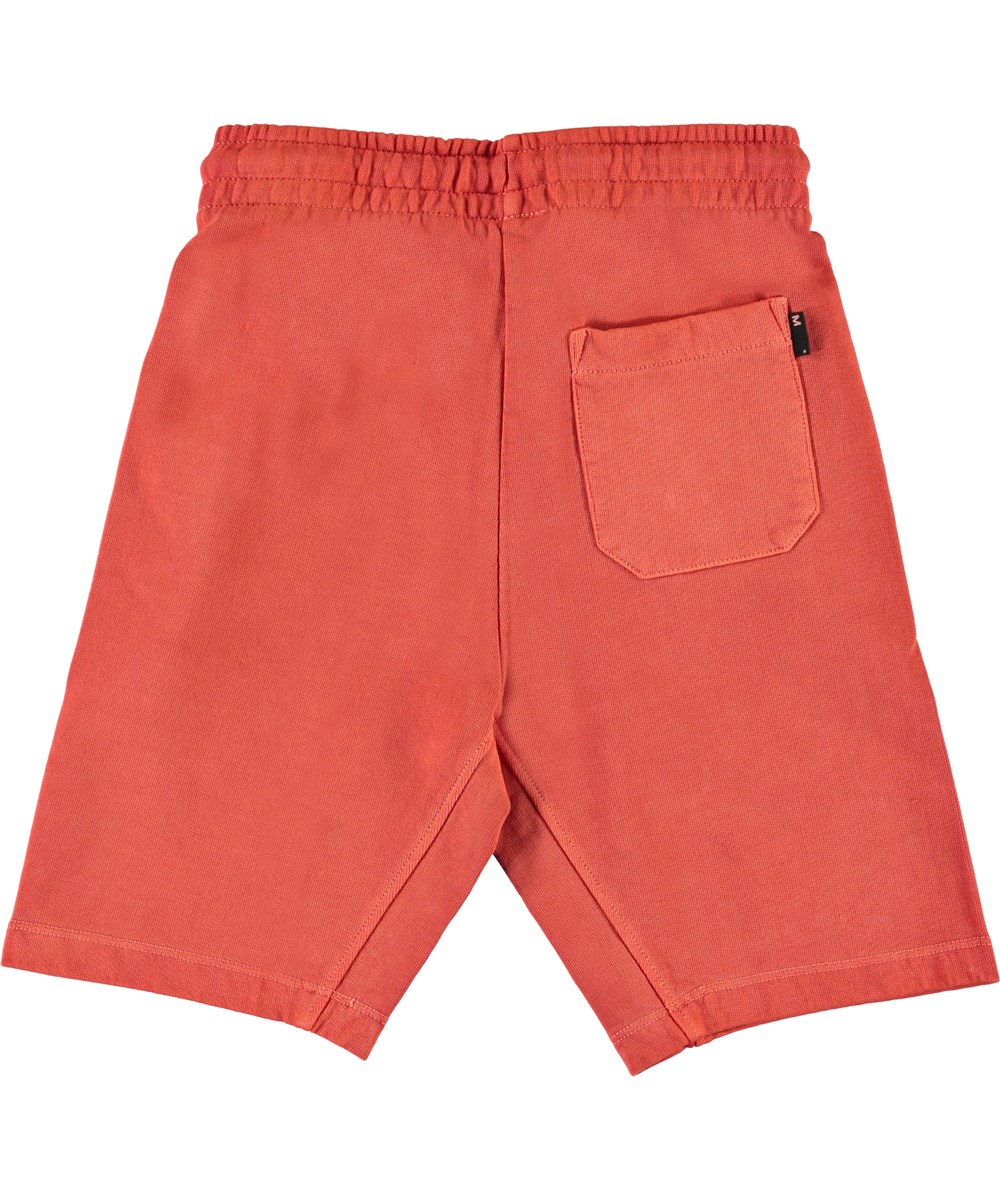 Aliases - Burnt Sienna - Red sweat shorts