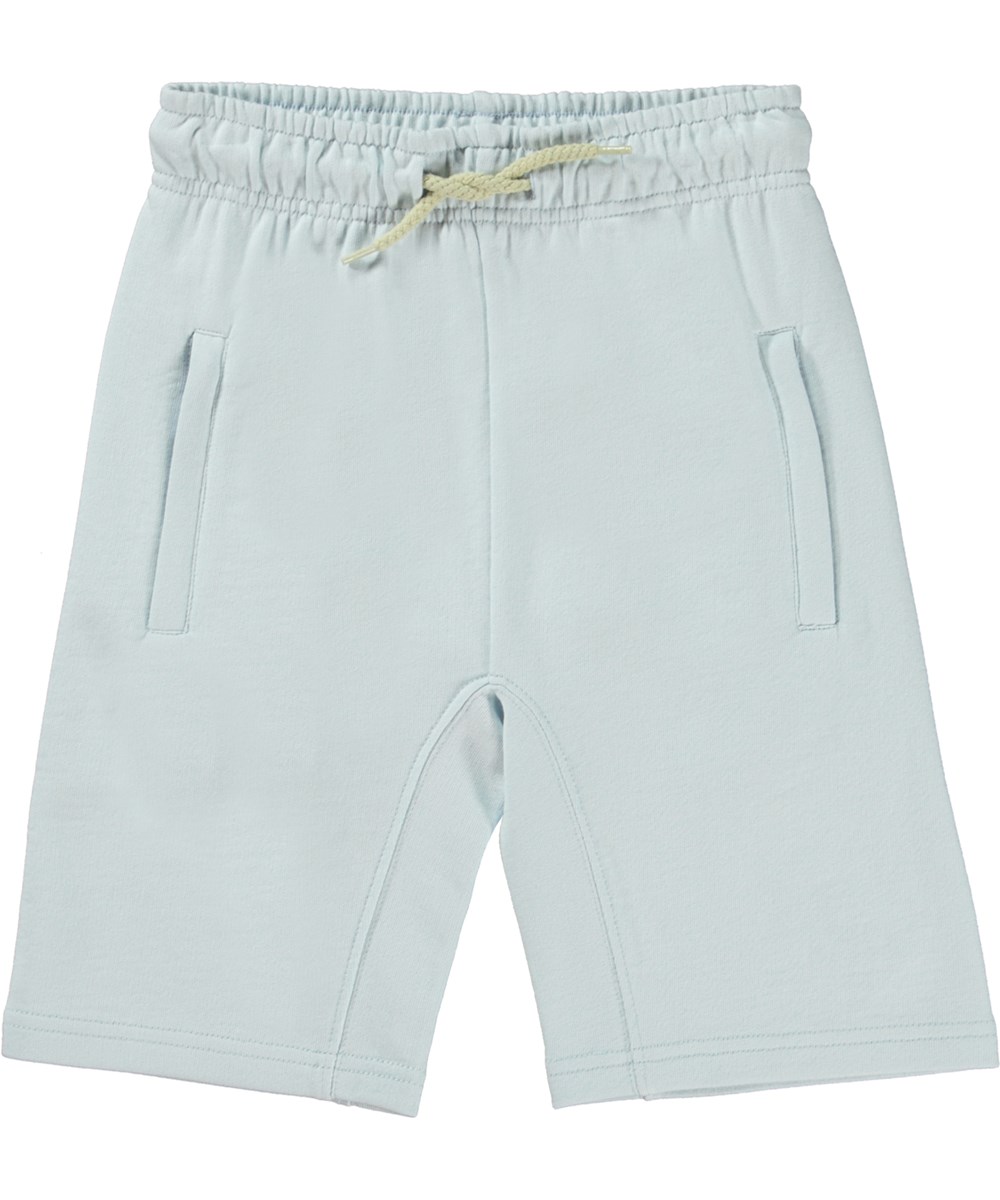Aliases - Iced Blue - Light blue organic jogging shorts