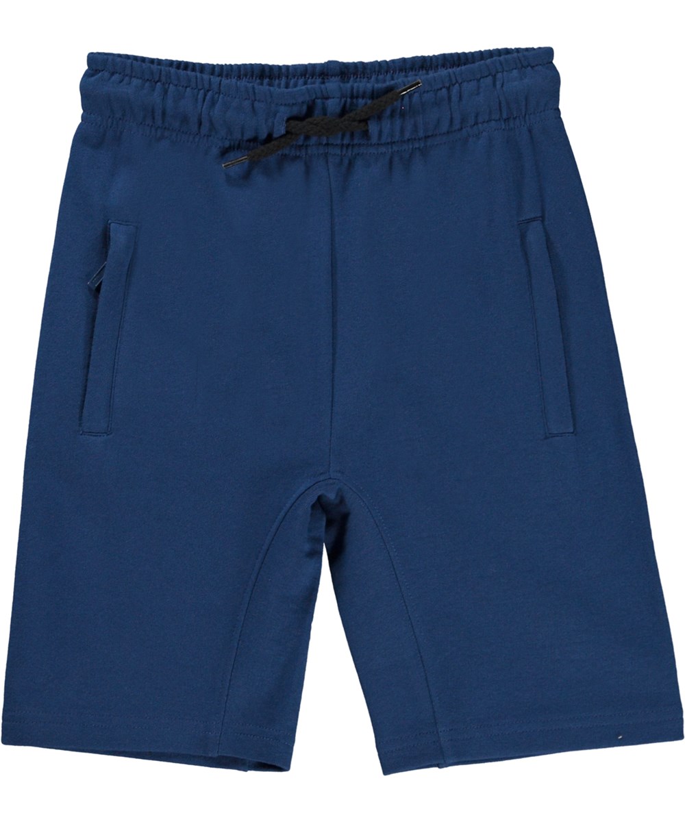 Aliases - Indigo - Dark blue organic jogging shorts