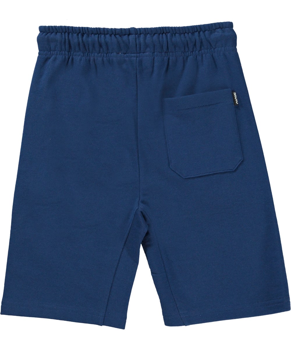 Aliases - Indigo - Dark blue organic jogging shorts