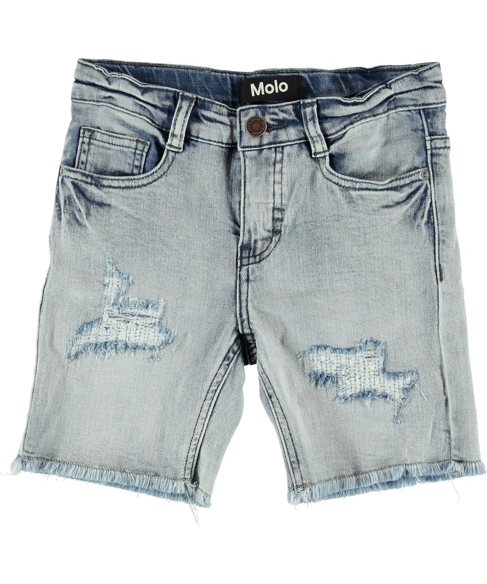 Alons - Heavy Blast - Blue washed denim shorts