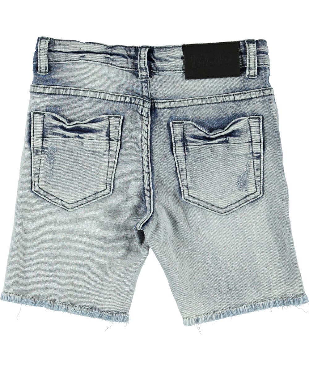 Alons - Heavy Blast - Blue washed denim shorts