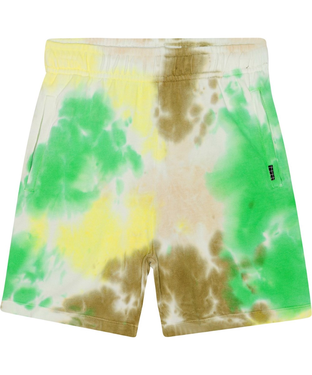 Amil - Garden Dye - Organic sweat shorts in tie-dye print