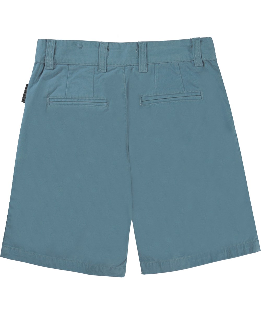 Arley - Atlas Blue - Dusty blue chino shorts