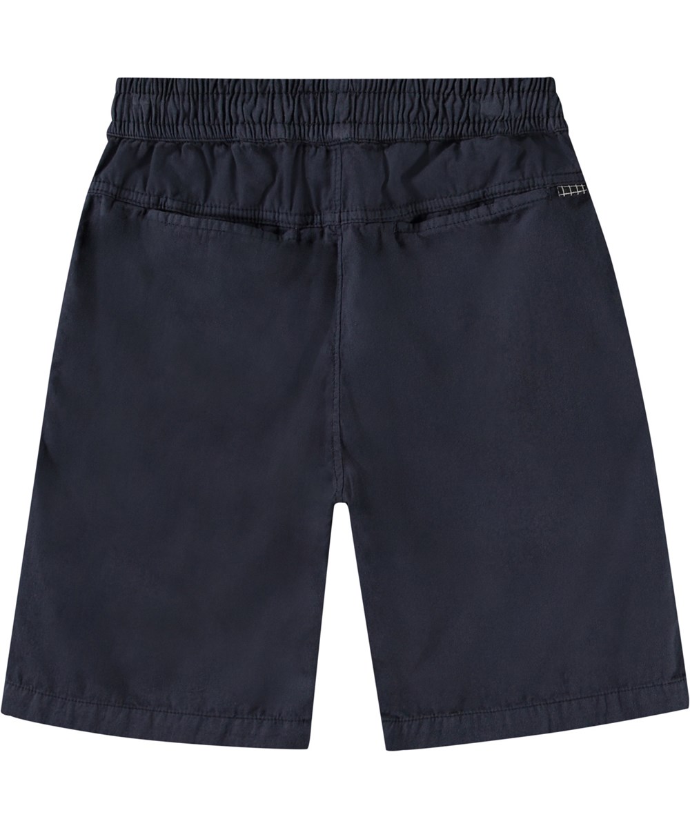 Arrow - Outer Space - Dark blue shorts in organic cotton for children.