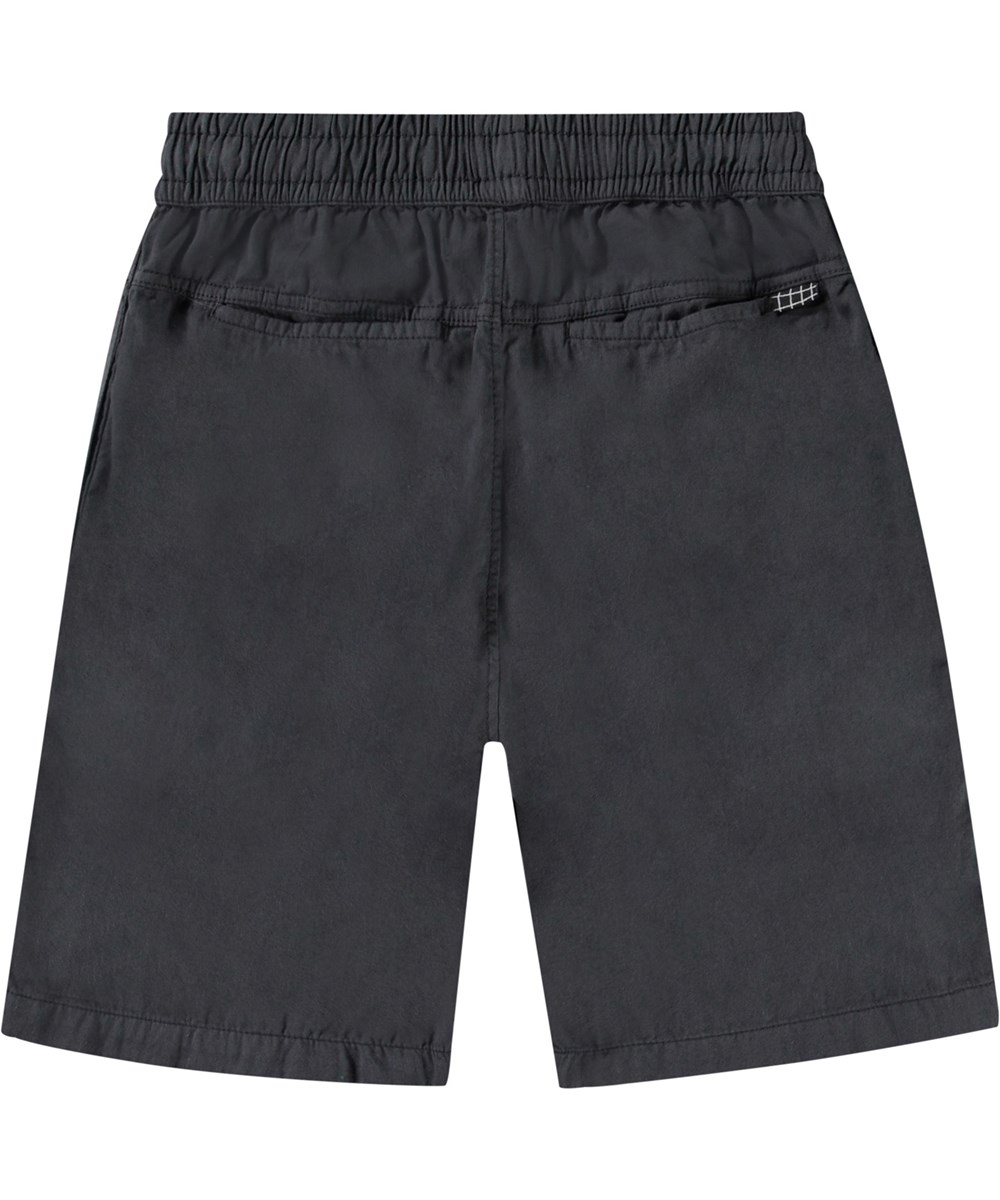 Arrow - Unexplored - Dark grey shorts in organic cotton for children.