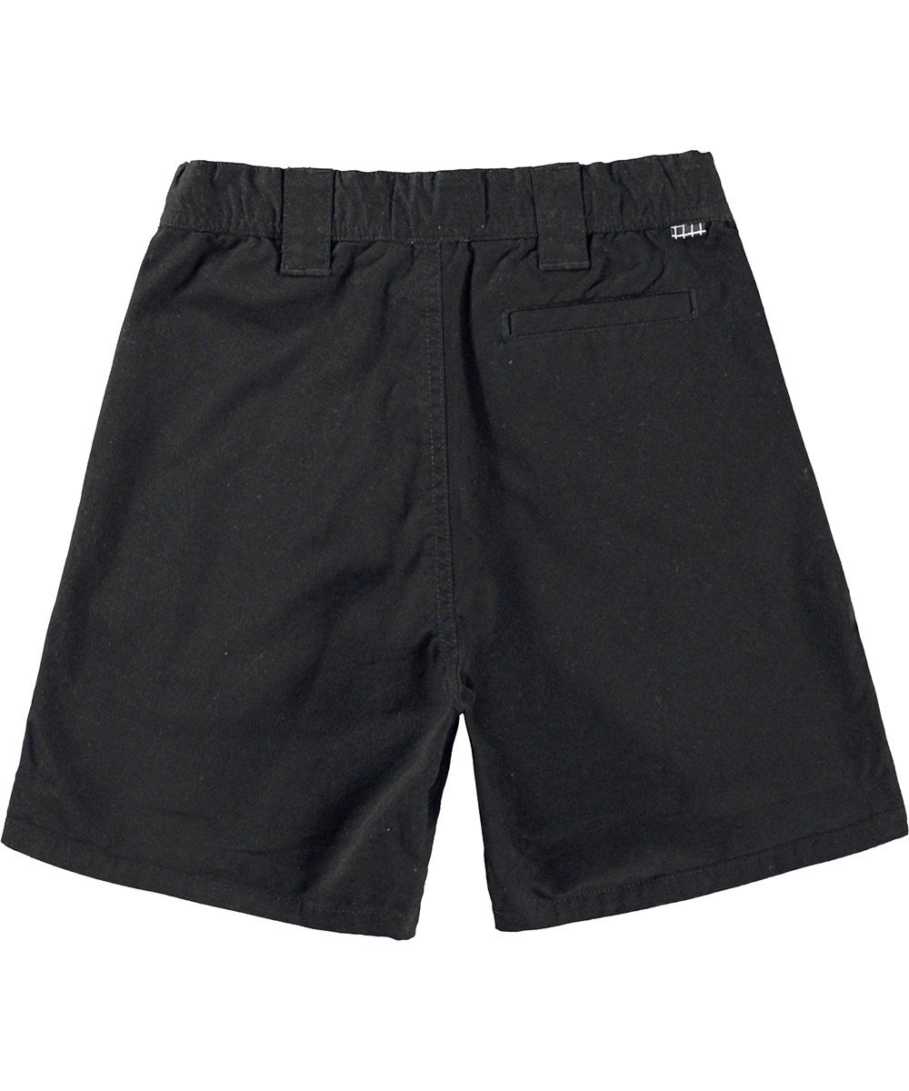 Ashby - Black - Black chino shorts