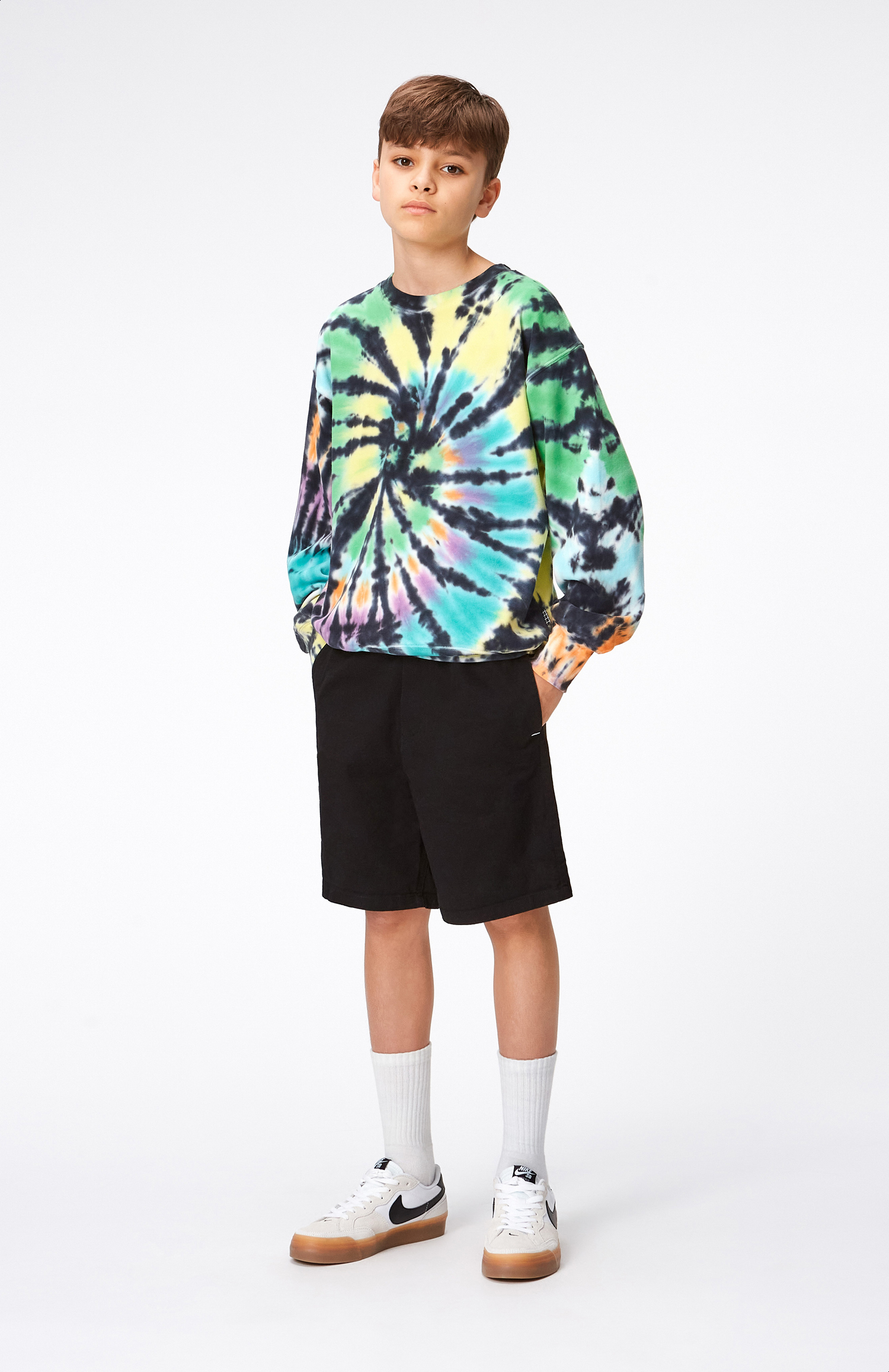 Ashby - Black - Black chino shorts - Molo