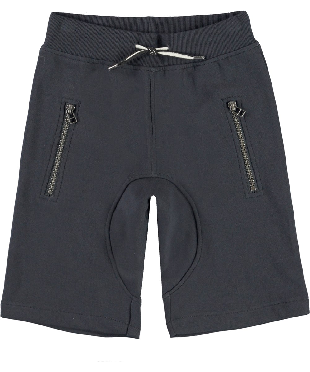 Ashtonshort - Dark Navy - Dark blue shorts in organic cotton 