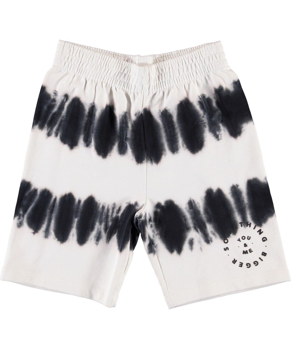 Auge - Tie Dye Stripe - Tie-dye sweat shorts