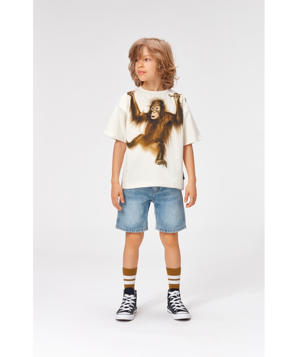 Avian - Hv_Washed Denim - Denim shorts in light wash