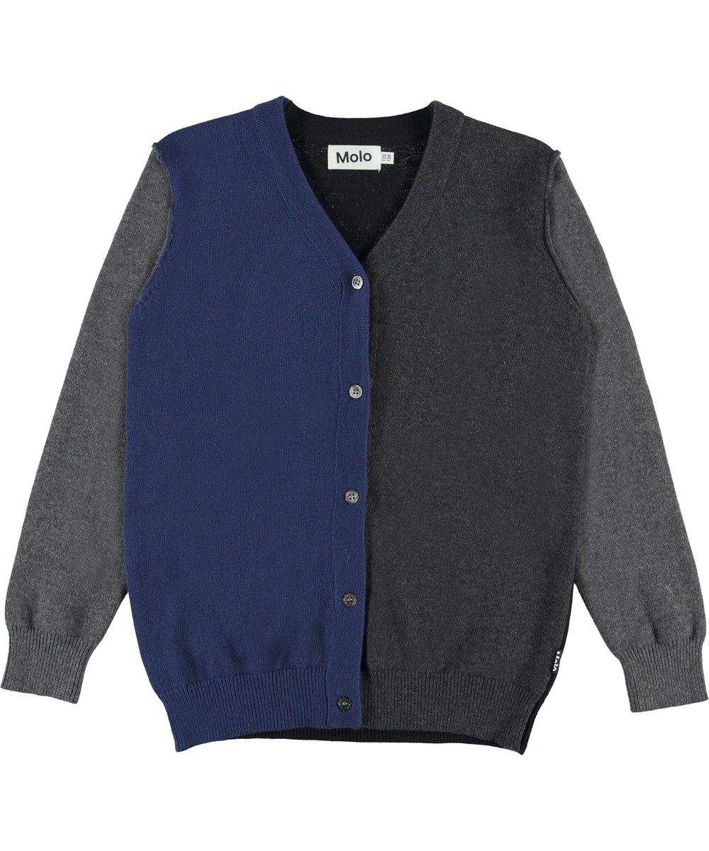 Basel - Colourblock - Colour-blocked knit cardigan