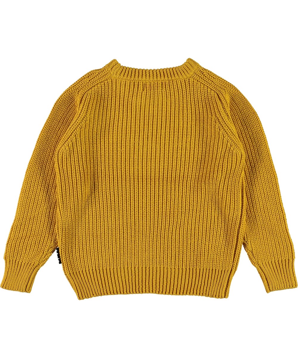 Bosse - Nugget Gold - Mustard yellow knit top 