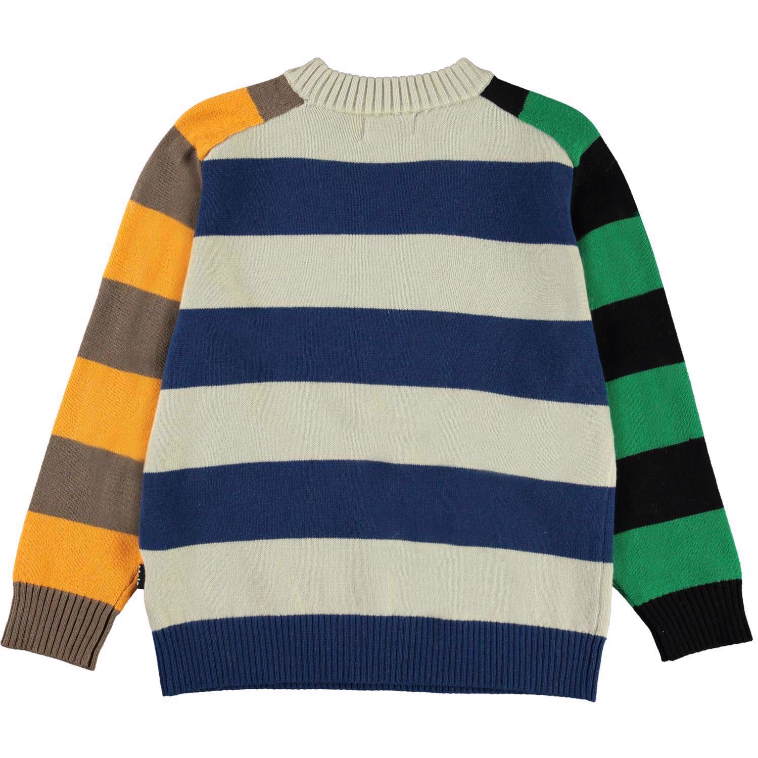 【MODERNIF】Burts Stripe Collar Knit MODERNIF】Burts Stripe Collar Knit (modernif/ニット