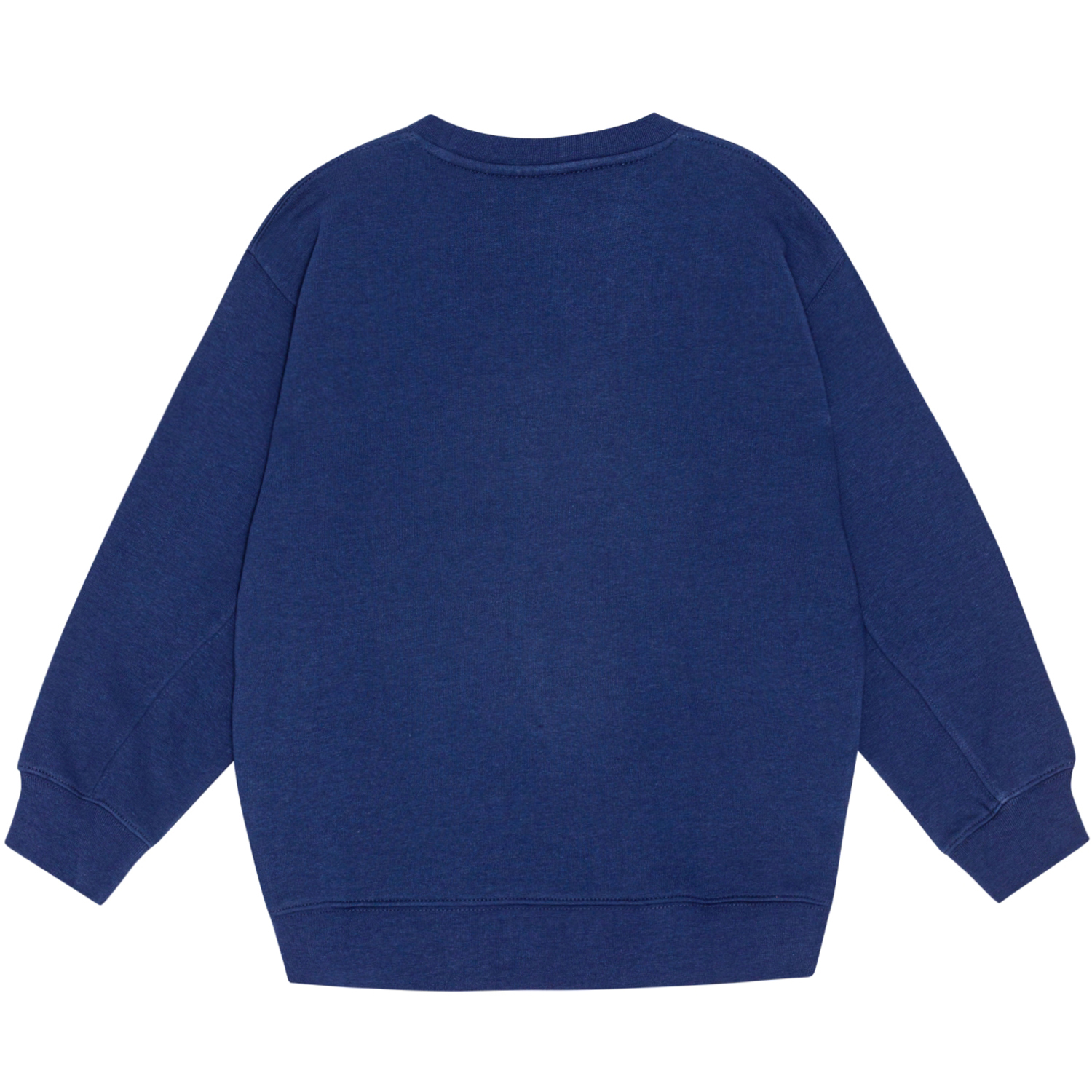 スウェット・トレーナー MALO BLUE COTTON SWEATER Magni - Oceanic - Dark blue organic cotton sweatshirt with