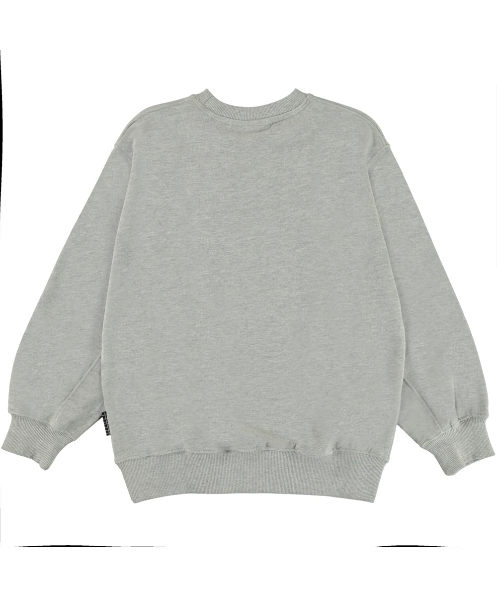 Magni - Colour Ball - Grey sweatshirt with football print