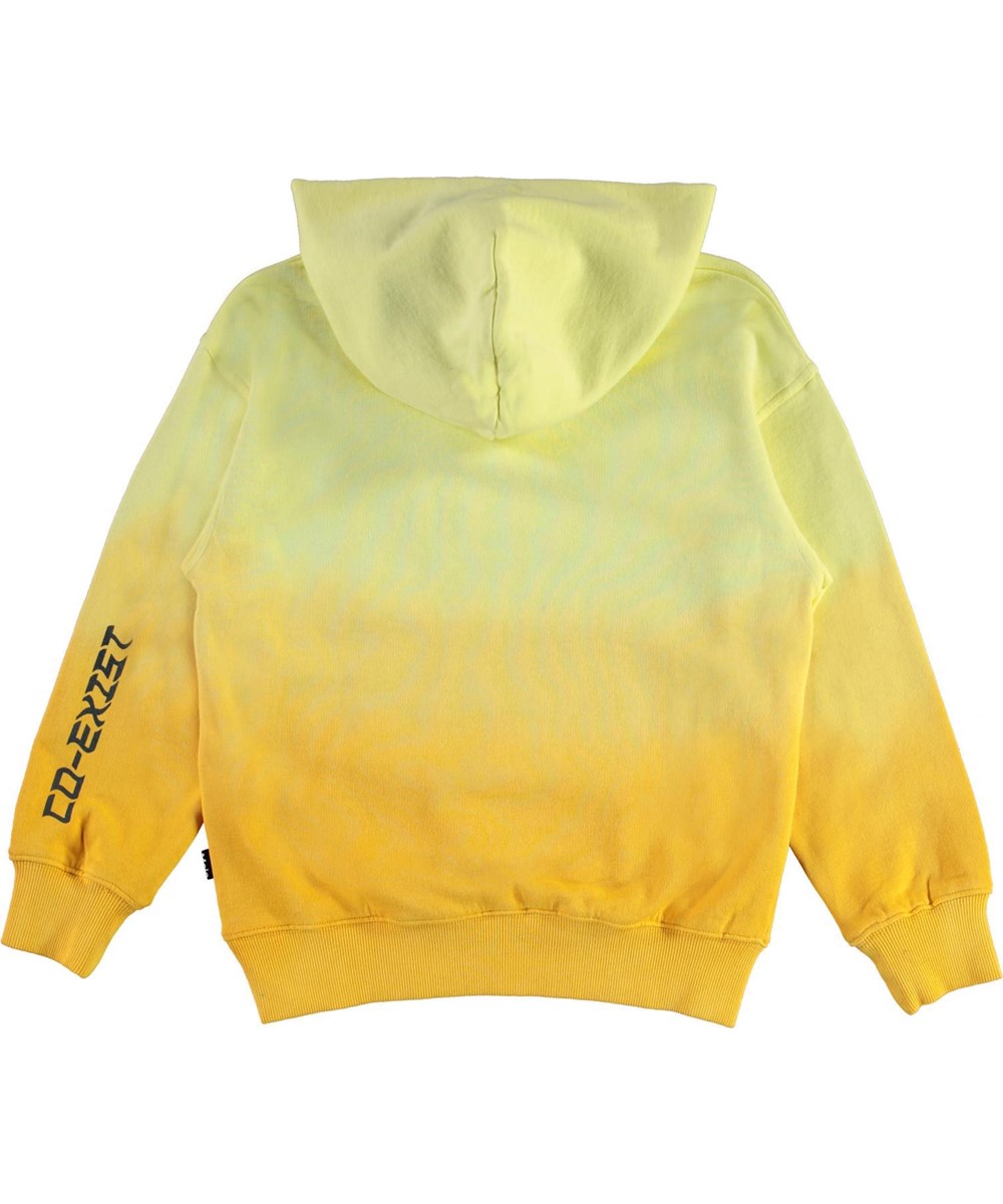 Matt - Yellow - Yellow tie-dye co-exist hoodie