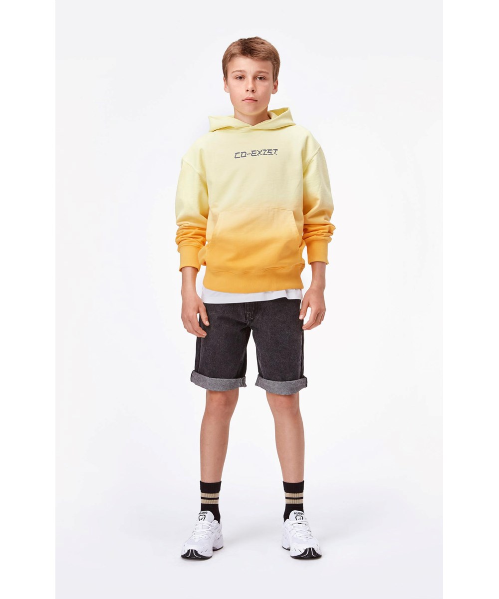 Matt - Yellow - Yellow tie-dye co-exist hoodie