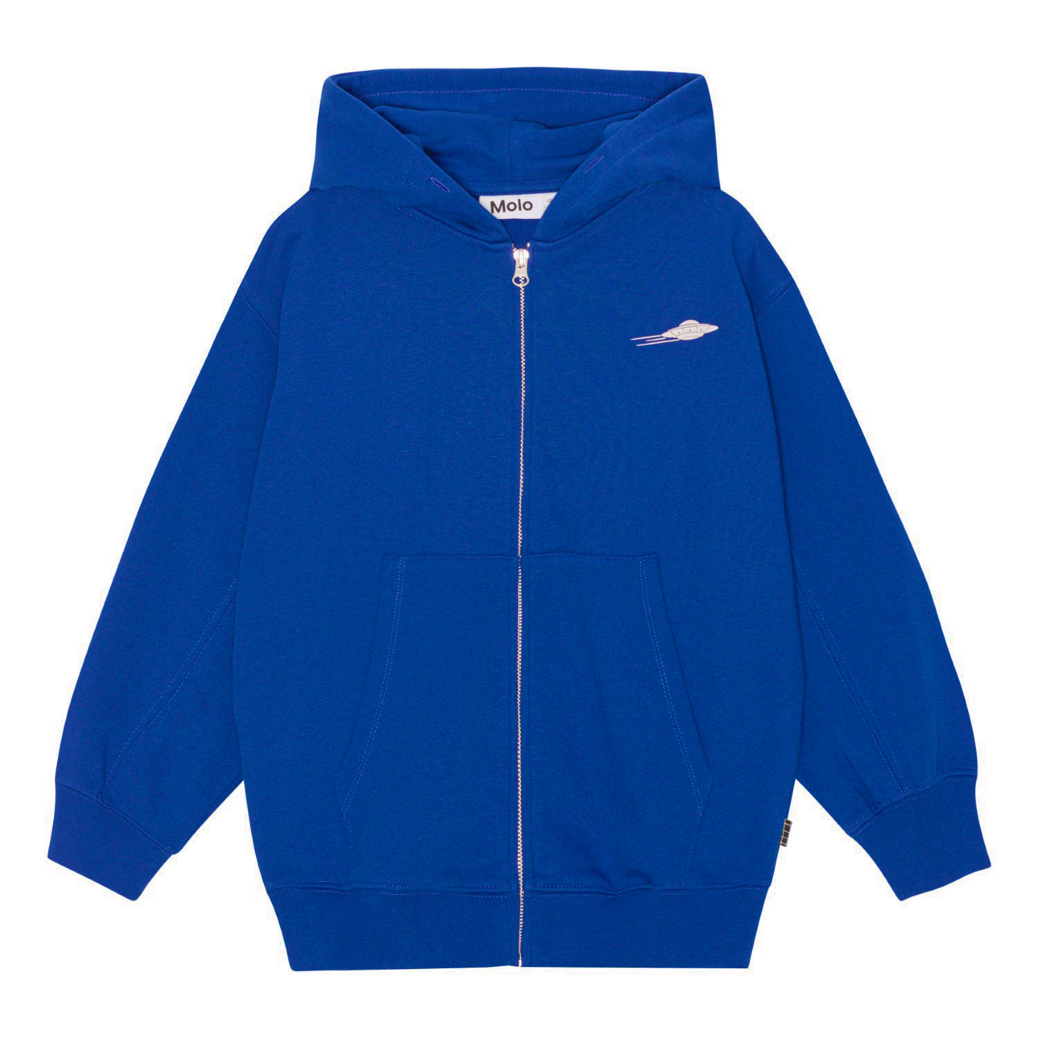 小物 BLESS  Sweat Jeanscarf Mattis - Running Cheetahs - Blue and brown sweatshirt with