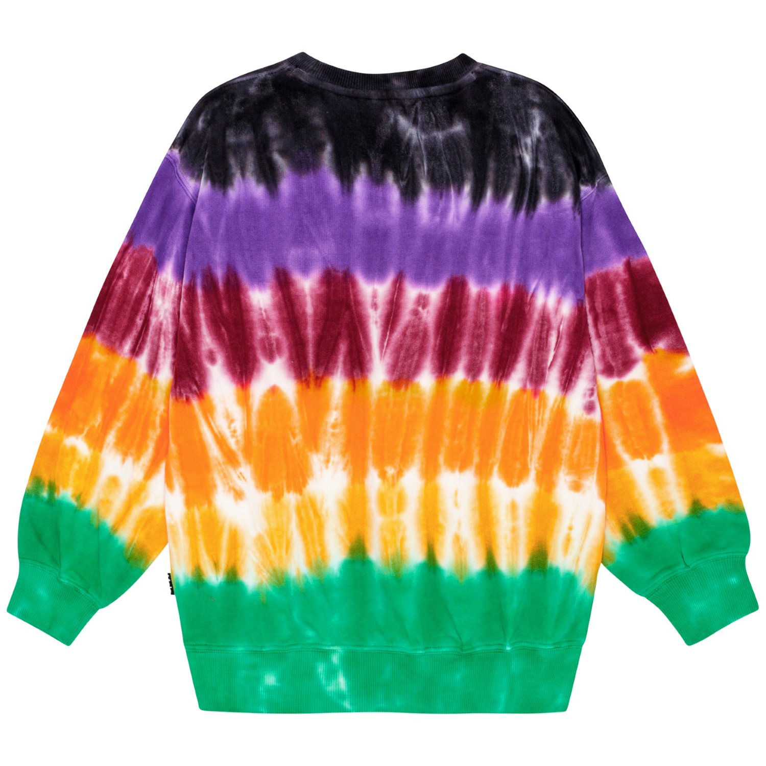 Memphis - Stripy Dye - Multicoloured tie-dye sweatshirt in
