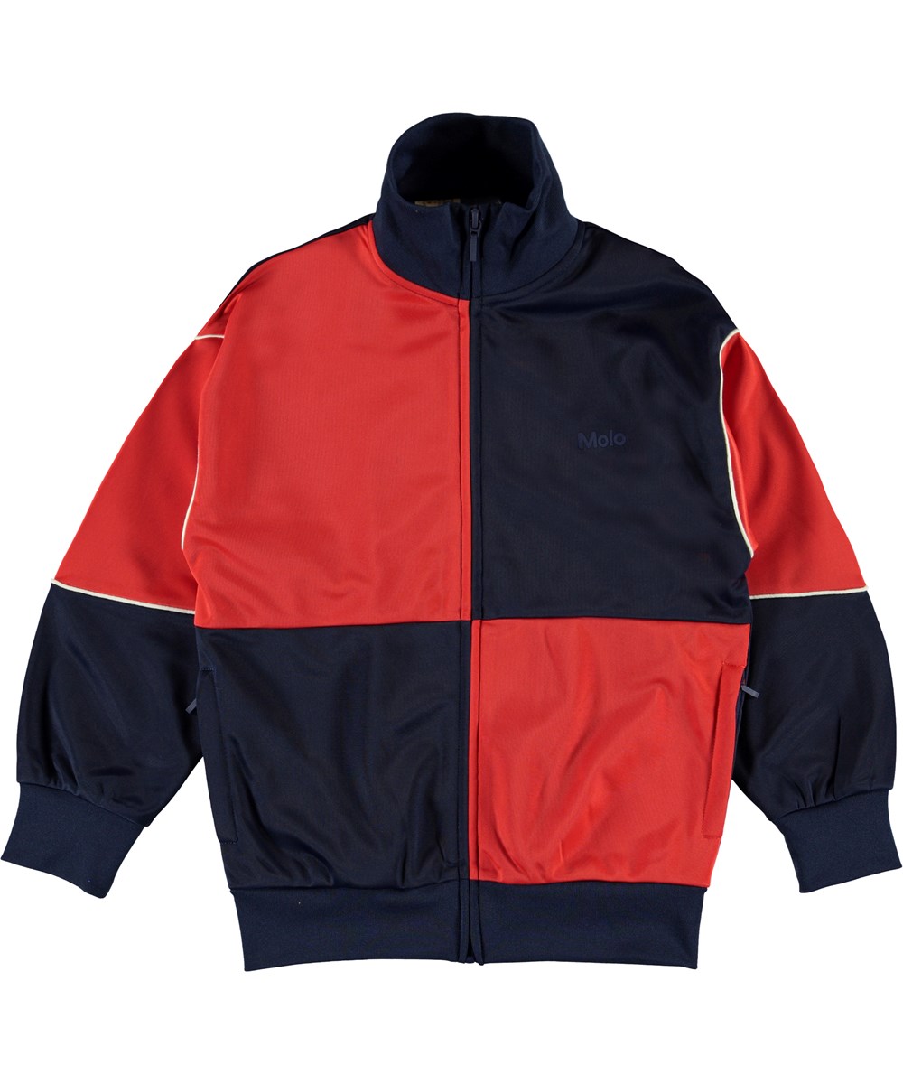 Menwi - Sailor - Red and blue track jacket