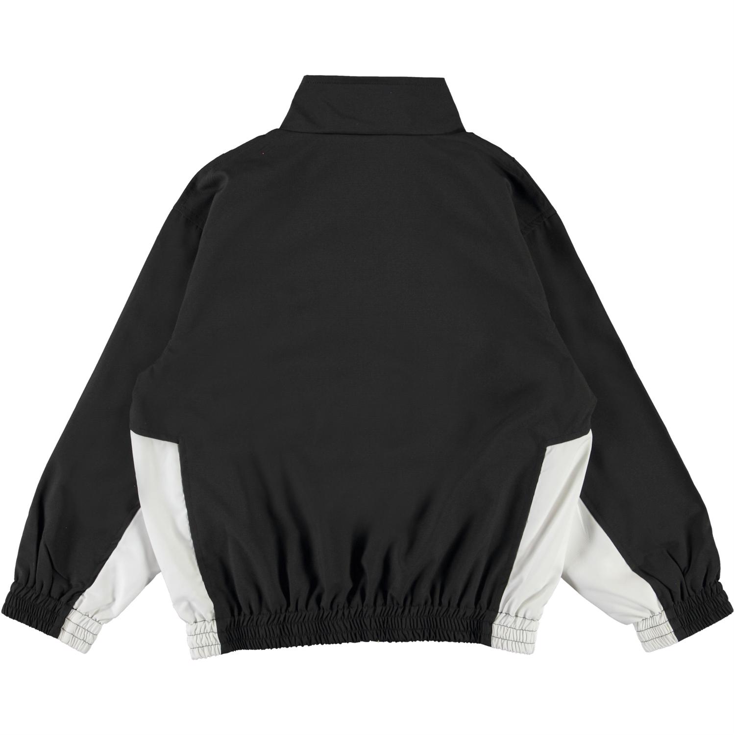 Mewi - Black - Black track jacket with white details - Molo
