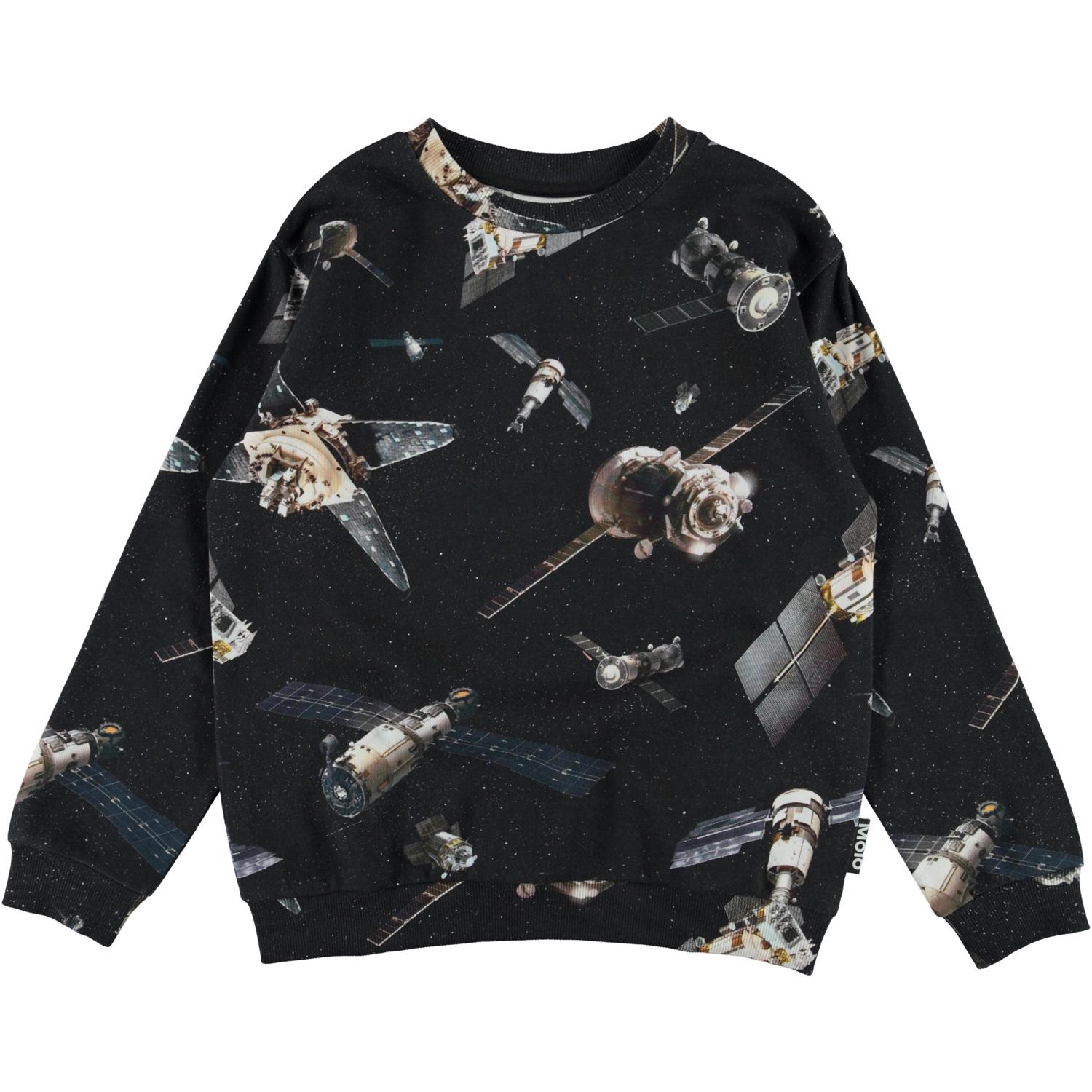 【MALO】BLACK COTTON SWEATSHIRT MM6 Maison Margiela cotton sweatshirt PRM EU