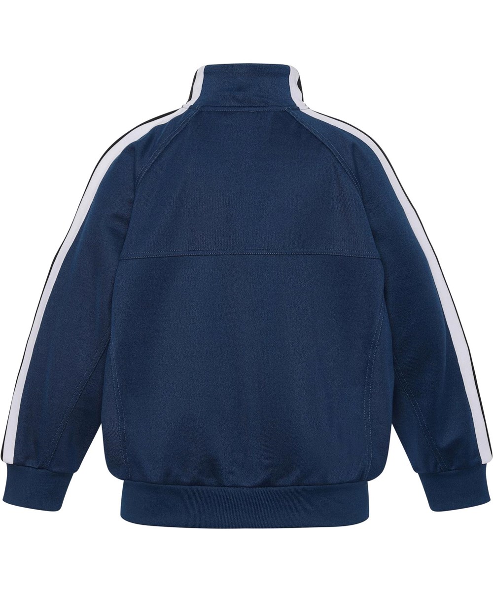 Monrad - Sea - Blue jacket with black and white stripes