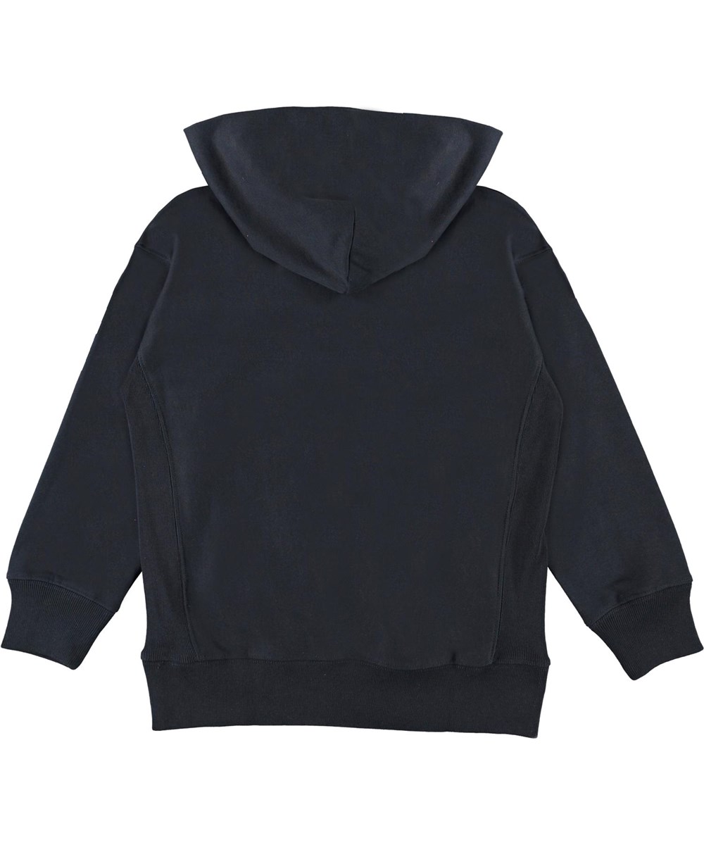 Moz - Dark Navy - Dark blue organic hoodie