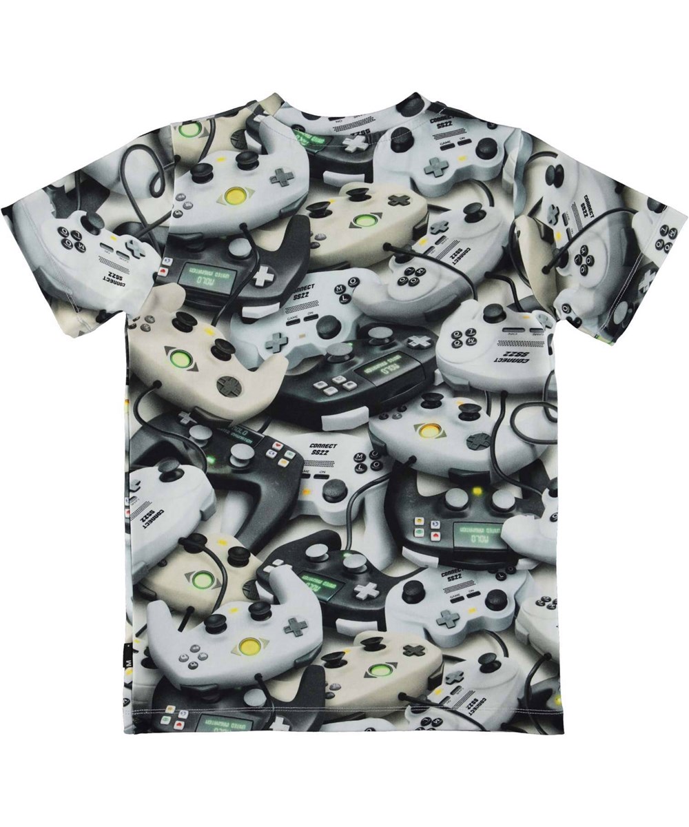 Ralphie - Connected - Organic t-shirt with gaming controllers