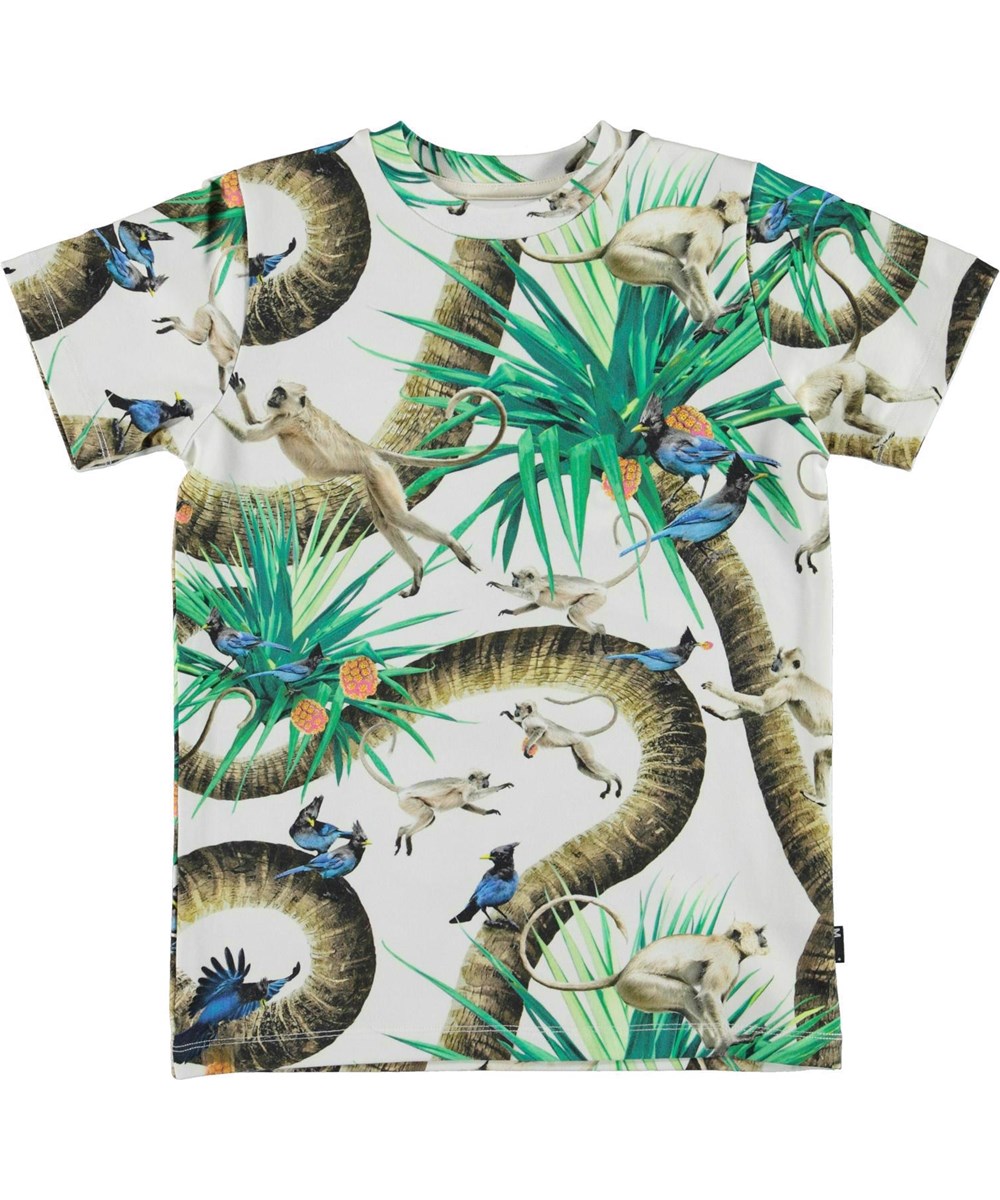 Ralphie - Monkey Business - Organic t-shirt with a print of monkeys