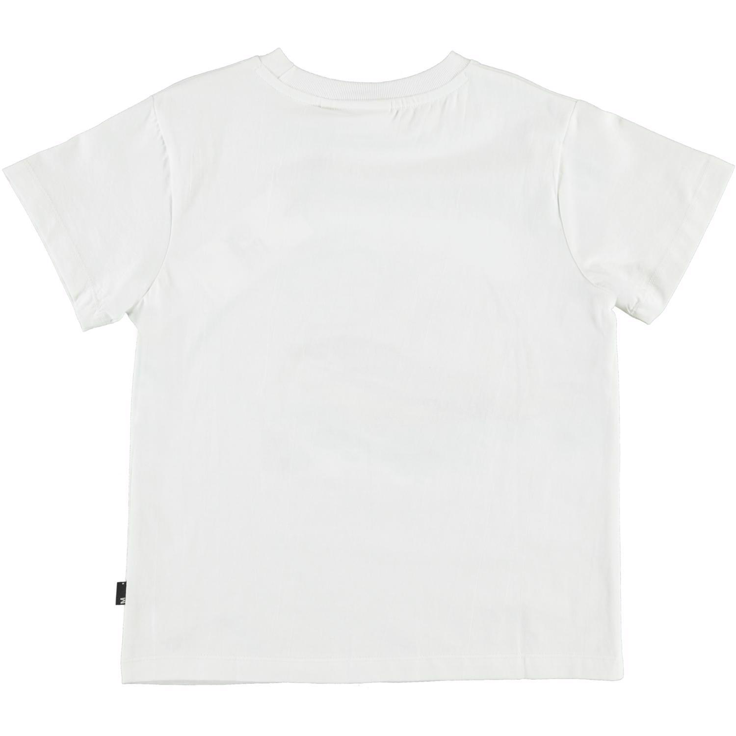Rame - Zoom In White - White organic t-shirt speedboat - Molo