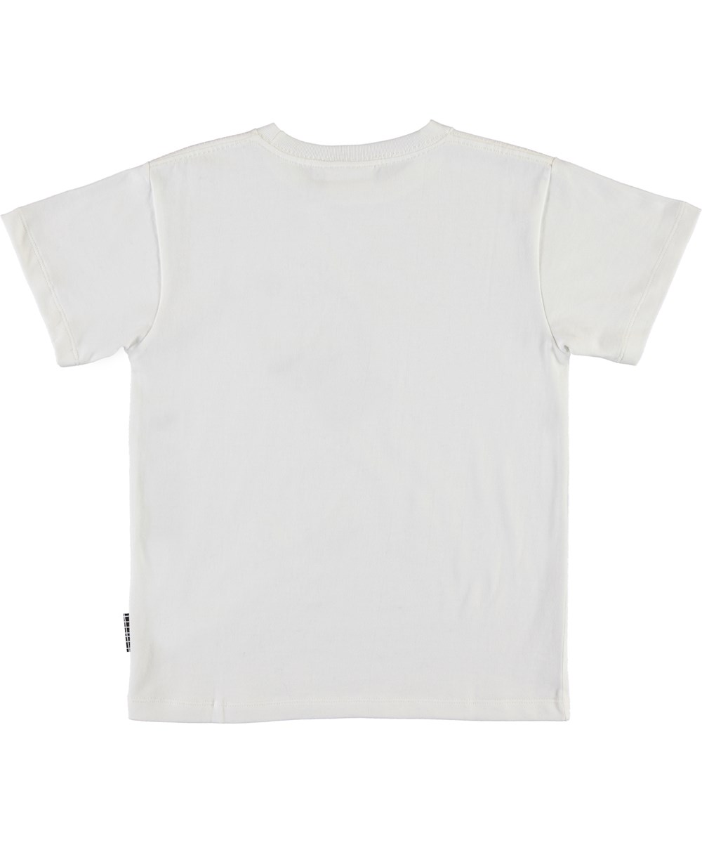 Rasmus - White Star - White organic t-shirt